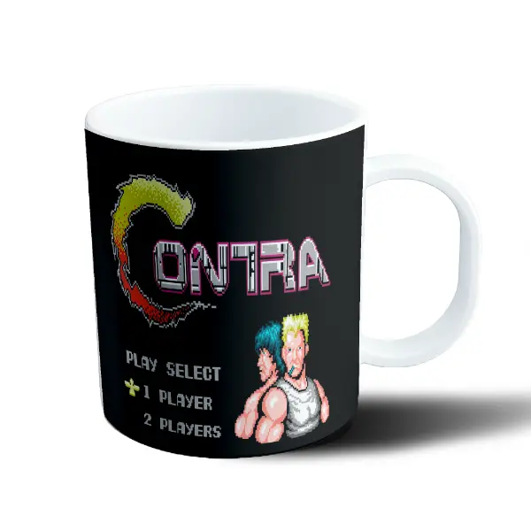 Taza de Plástico Contra Menú Principal 1 Player 2 Players