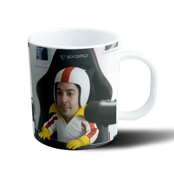 Taza de Plástico Gaston Edul Piloto de Carrera
