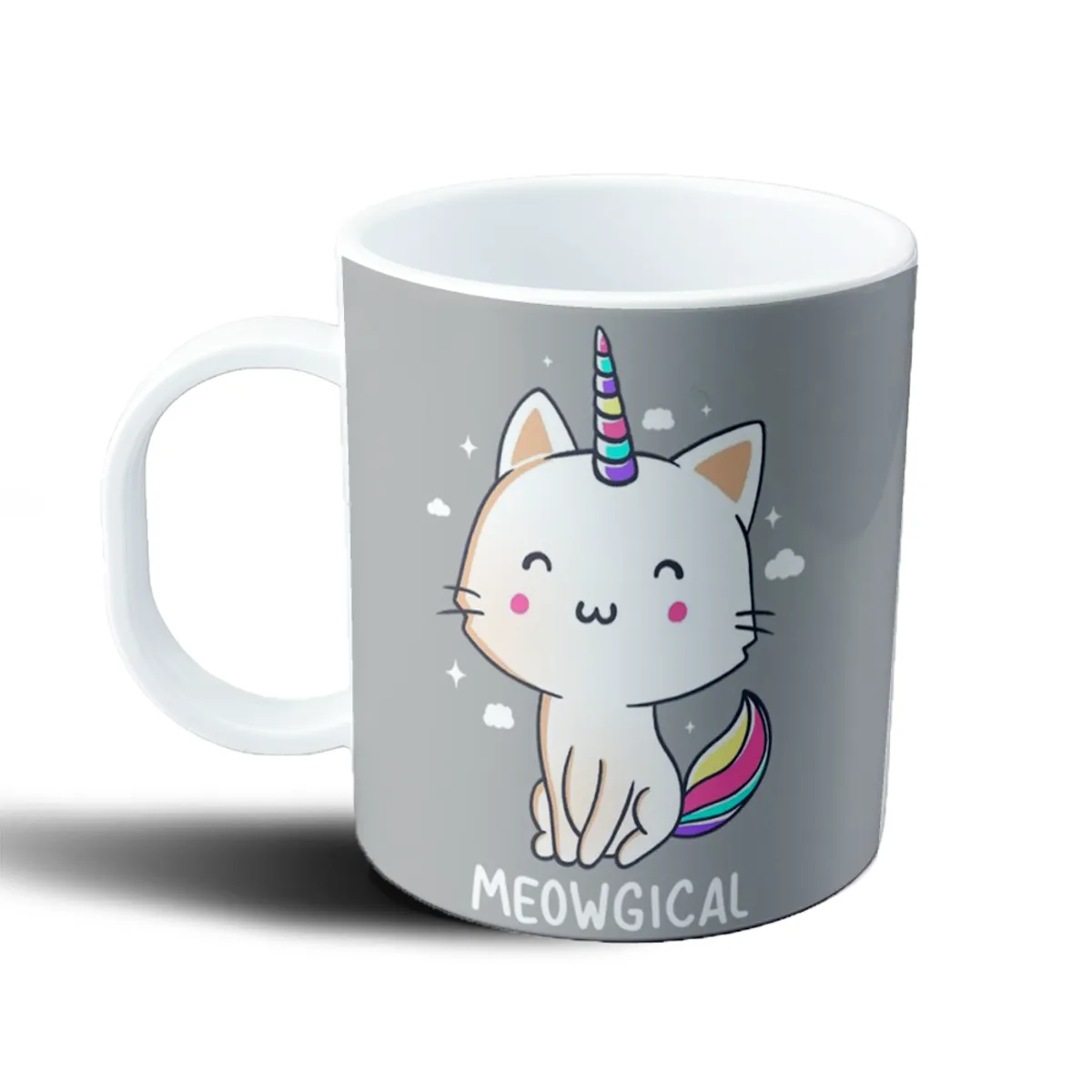Taza de Plástico Gatito Unicornio Meowgical - vista 2