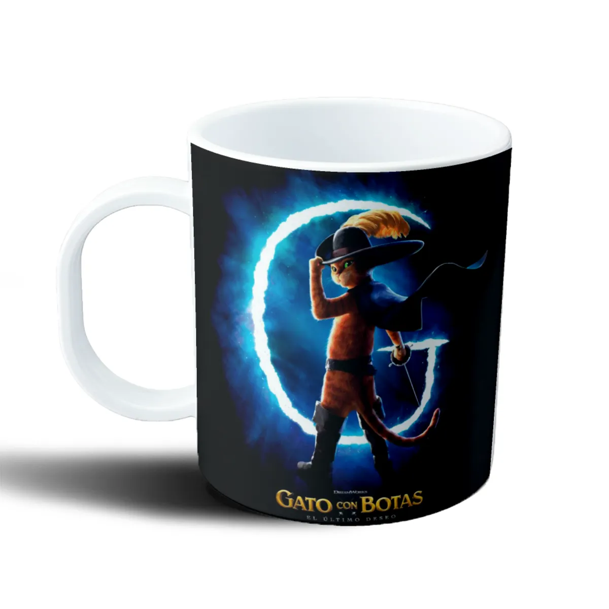 Taza de Plástico Gato con Botas El Último Deseo - vista 2