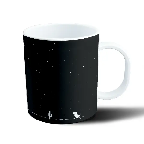 Taza de Plástico Dinosaurio Juego Sin Internet Chrome