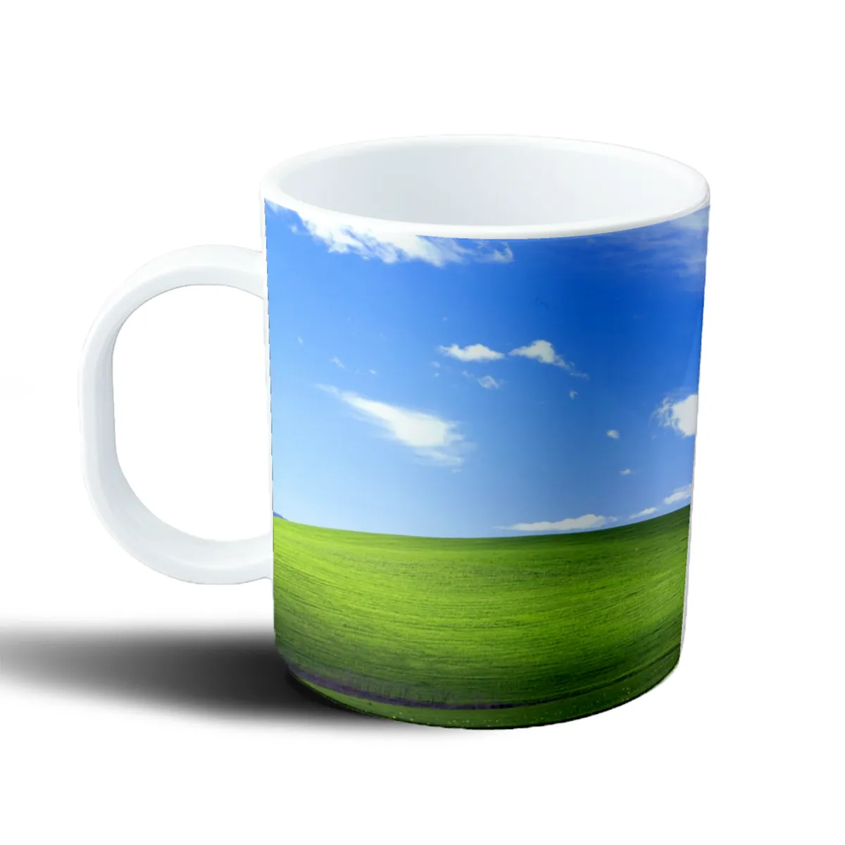 Taza de Plástico Windows XP Fondo Bliss - vista 2