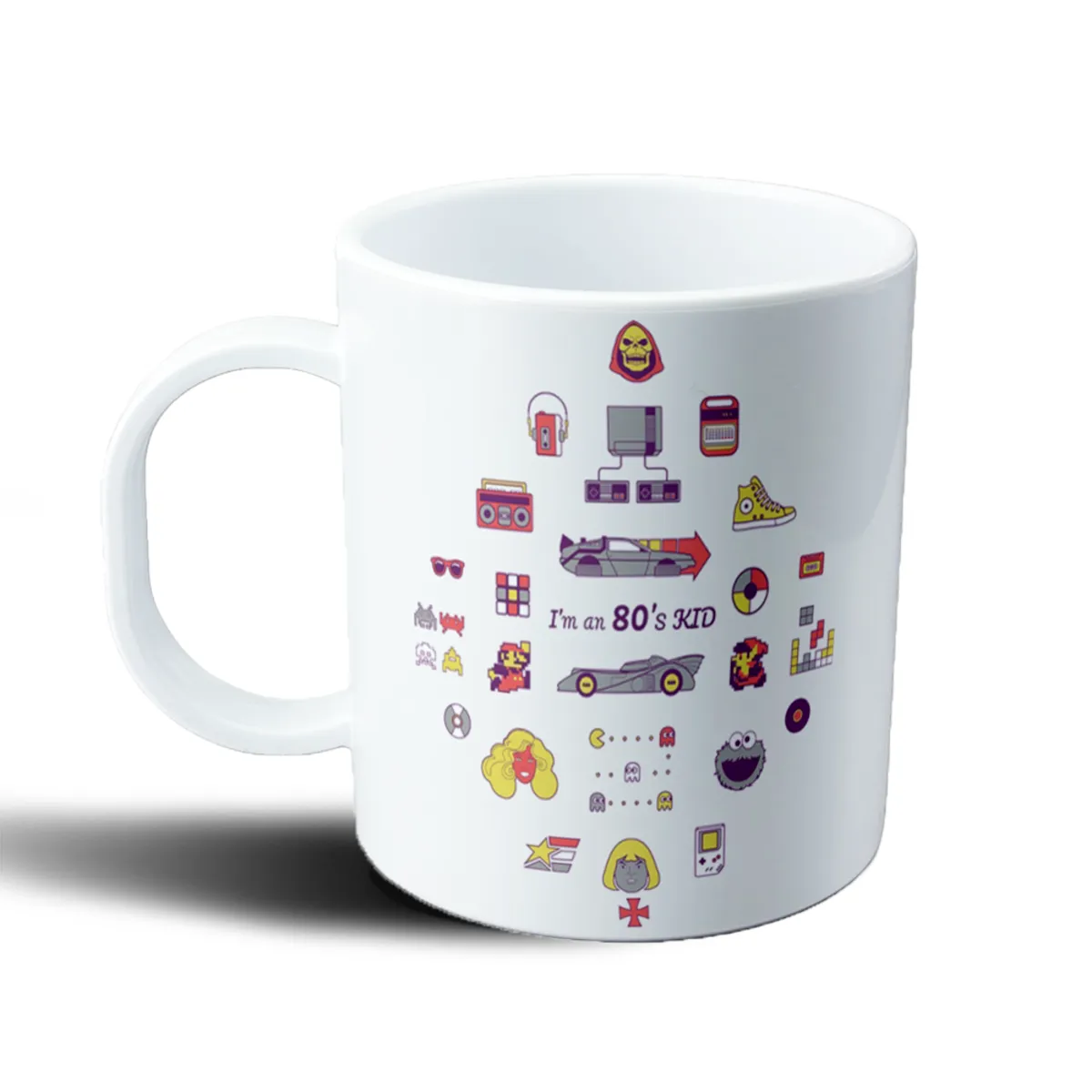 Taza de Plástico I'm an 80's Kid Gamer Retro - vista 2