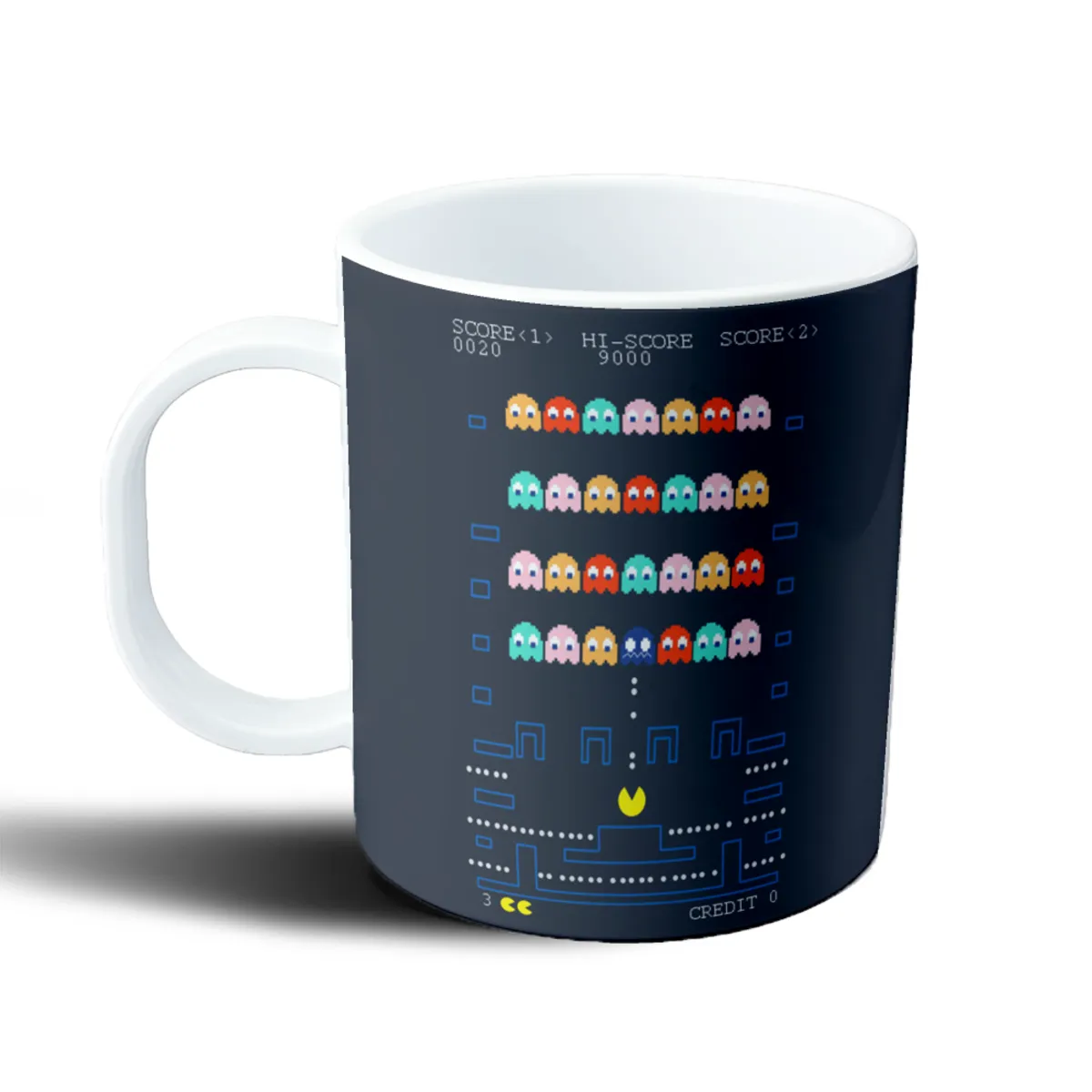 Taza de Plástico Pacman Arcade Fantasmas - vista 2
