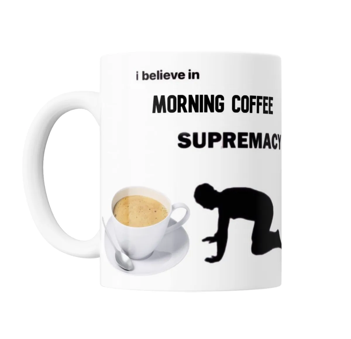 Taza de Cerámica Morning Coffee Supremacy Café y Bebé - vista 2