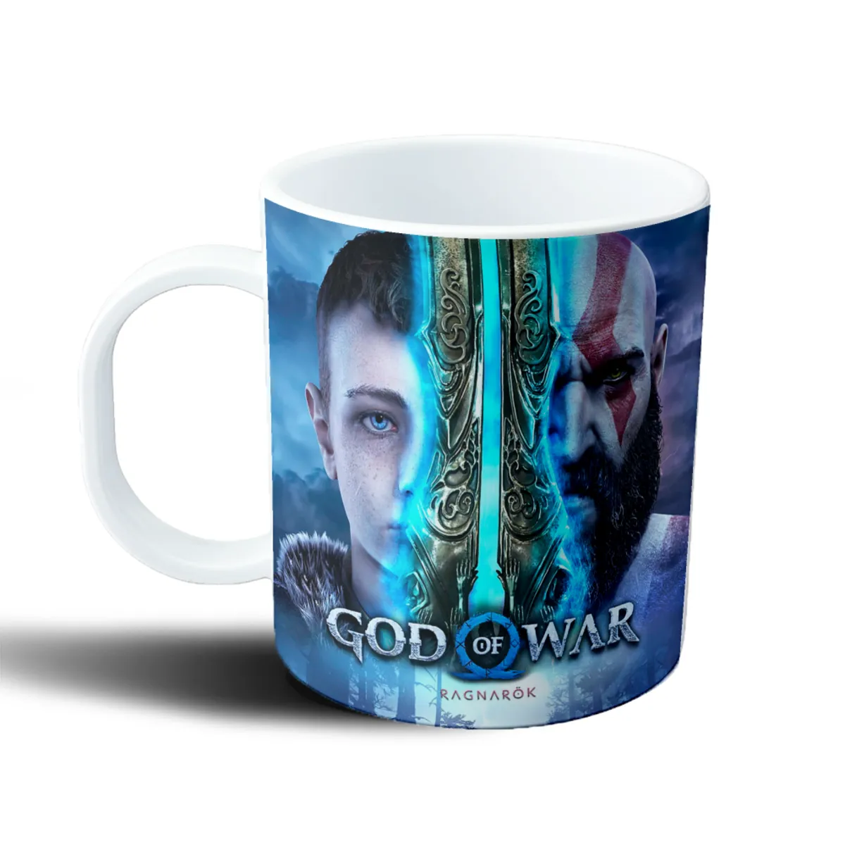 Taza de Plástico God of War Ragnarök Kratos y Atreus - vista 2