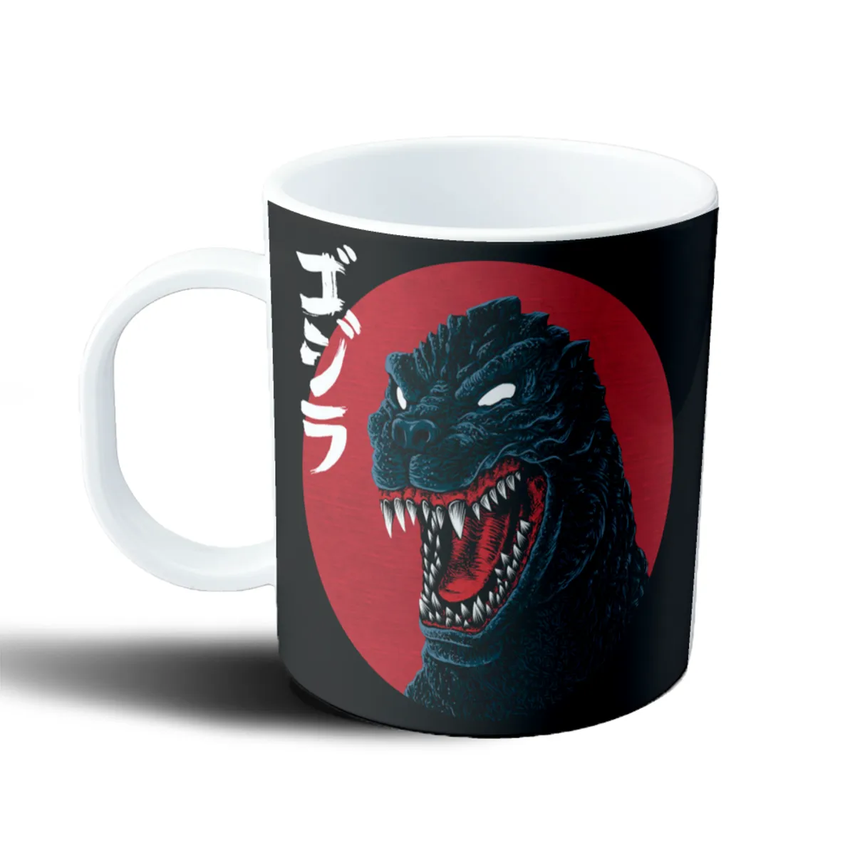 Taza de Plástico Godzilla Japón Círculo Rojo - vista 2