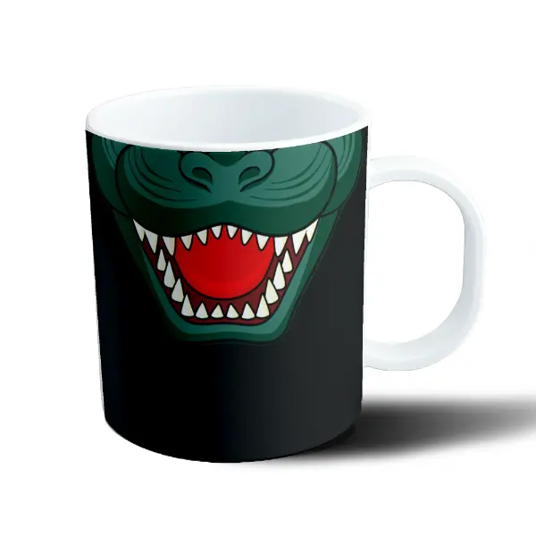 Taza de Plástico Godzilla Boca con Dientes