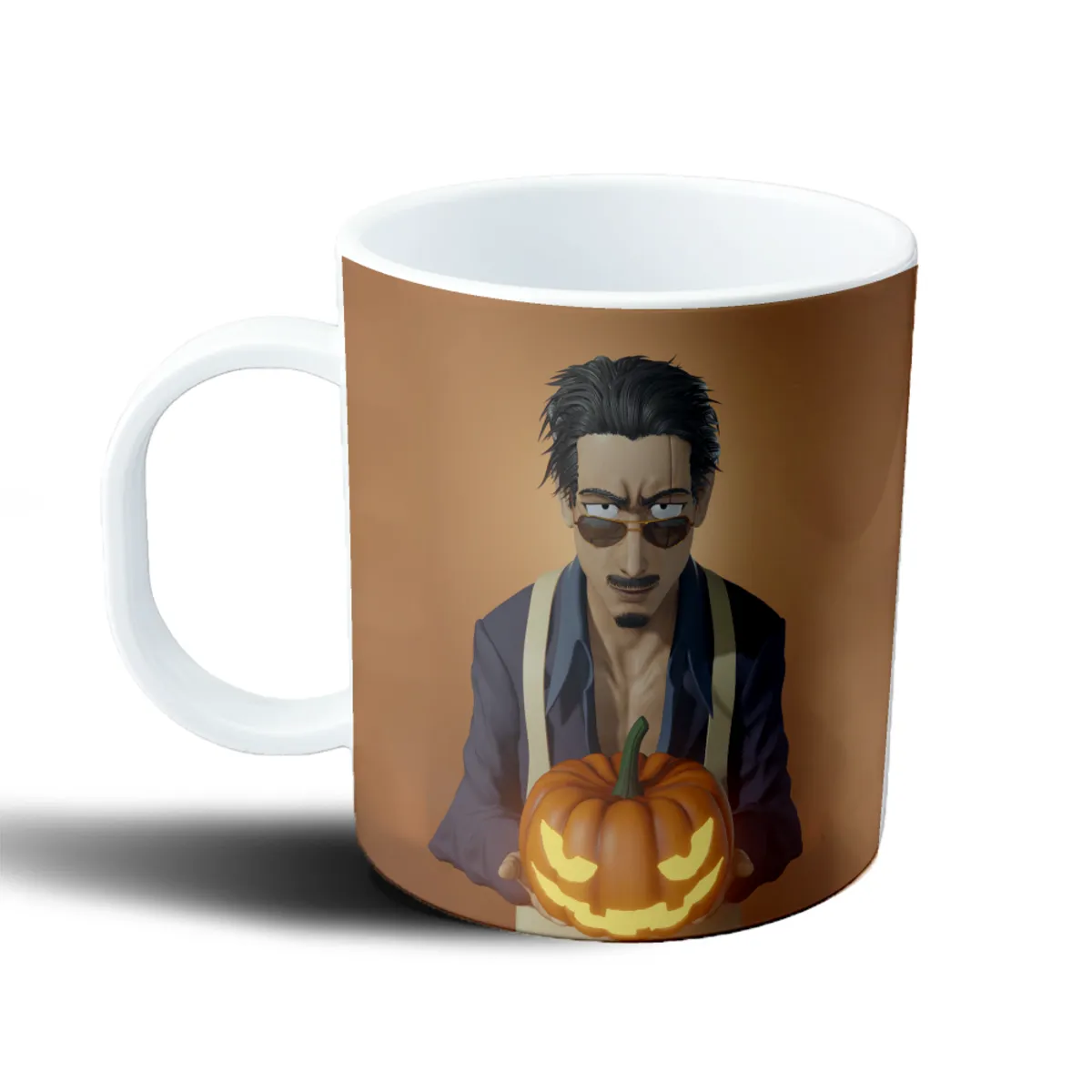 Taza de Plástico Gokushufudou Tatsu con Calabaza de Halloween - vista 2
