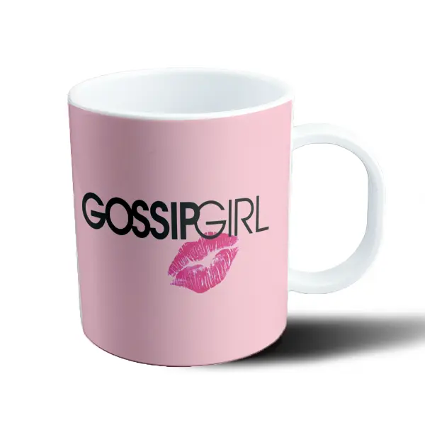 Taza de Plástico Gossip Girl Logo con Beso