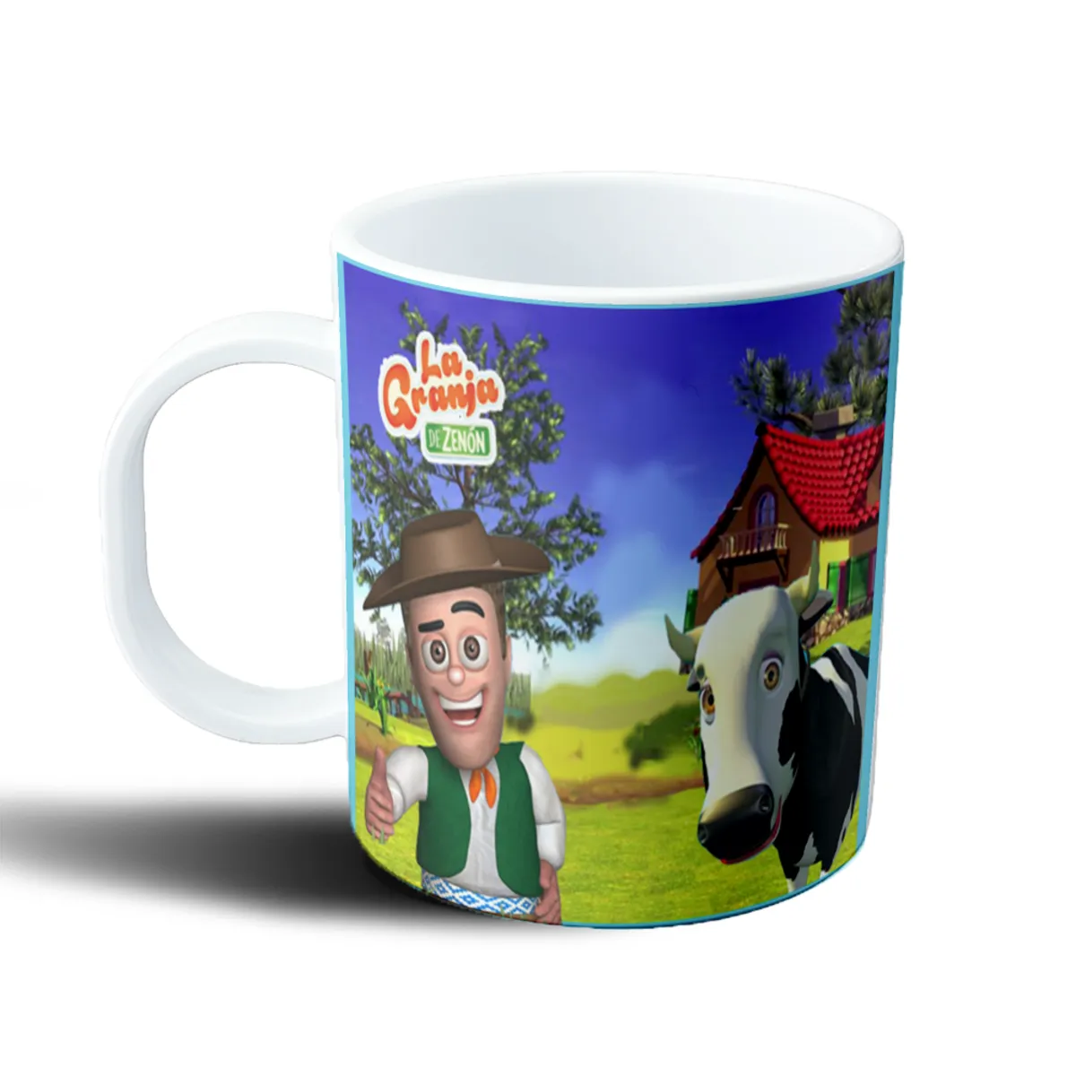 Taza de Plástico La Granja de Zenón Zenón y Vaca - vista 2