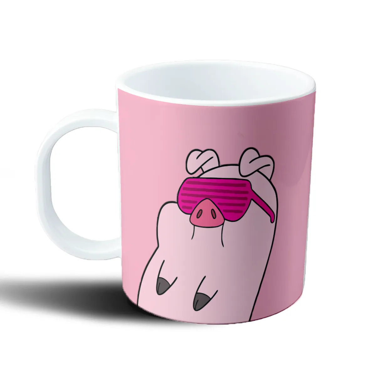 Taza de Plástico Gravity Falls Waddles Pato con Antifaz - vista 2
