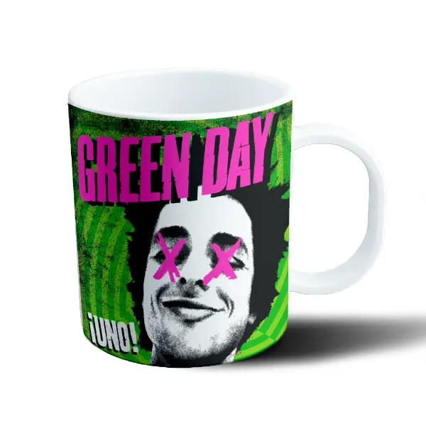 Taza de Plástico Green Day Uno! Cantante Pink X