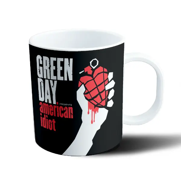 Taza de Plástico Green Day American Idiot