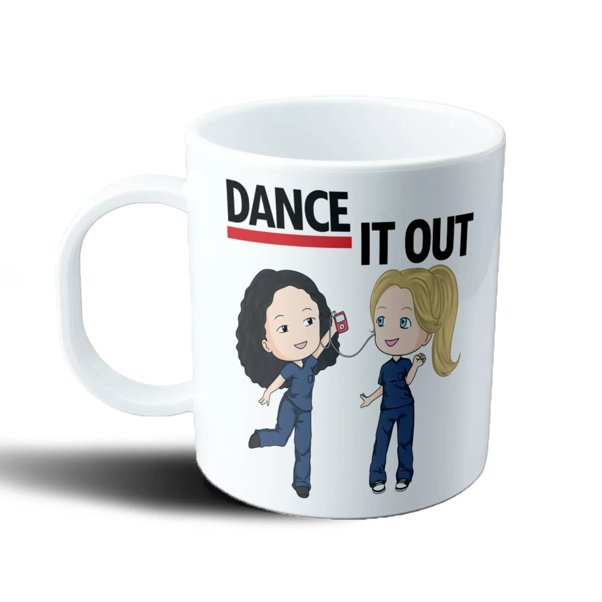 Taza de Plástico Grey's Anatomy Dance It Out Meredith y Cristina - vista 2