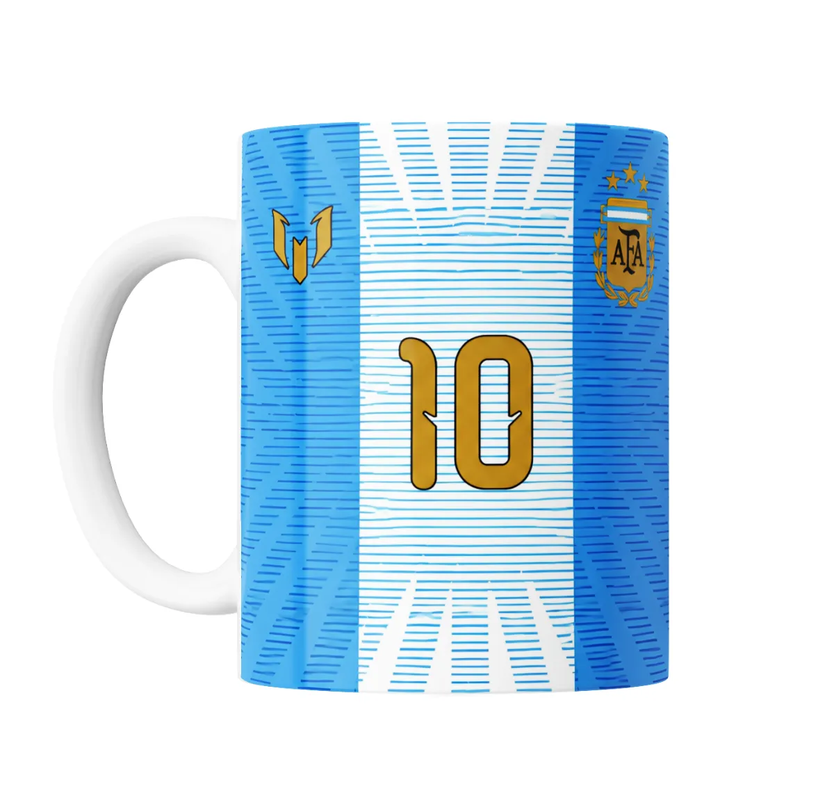 Taza de Cerámica Argentina Messi Camiseta 10 Despedida - vista 2