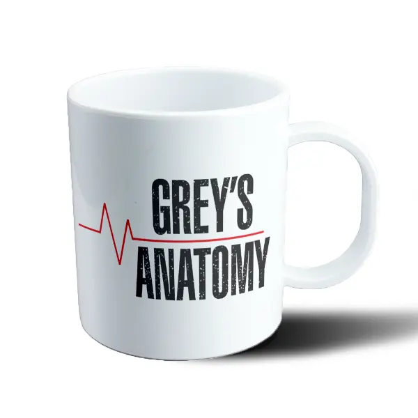 Taza de Plástico Grey's Anatomy Logo con Latido
