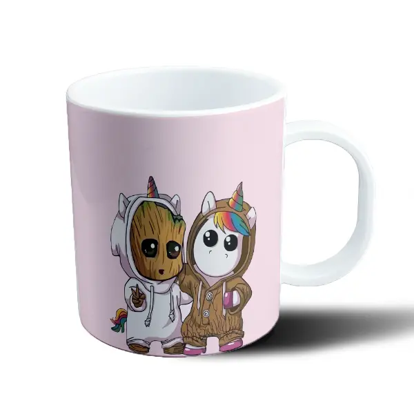 Taza de Plástico Groot Baby Unicornio