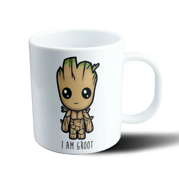 Taza de Plástico Groot I Am Groot Chibi