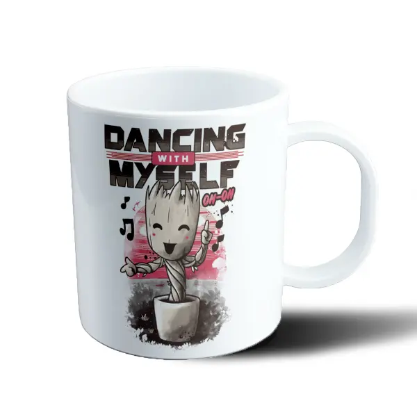 Taza de Plástico Groot Dancing with Myself