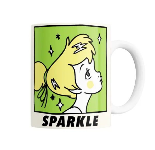Taza de Cerámica Campanita Sparkle