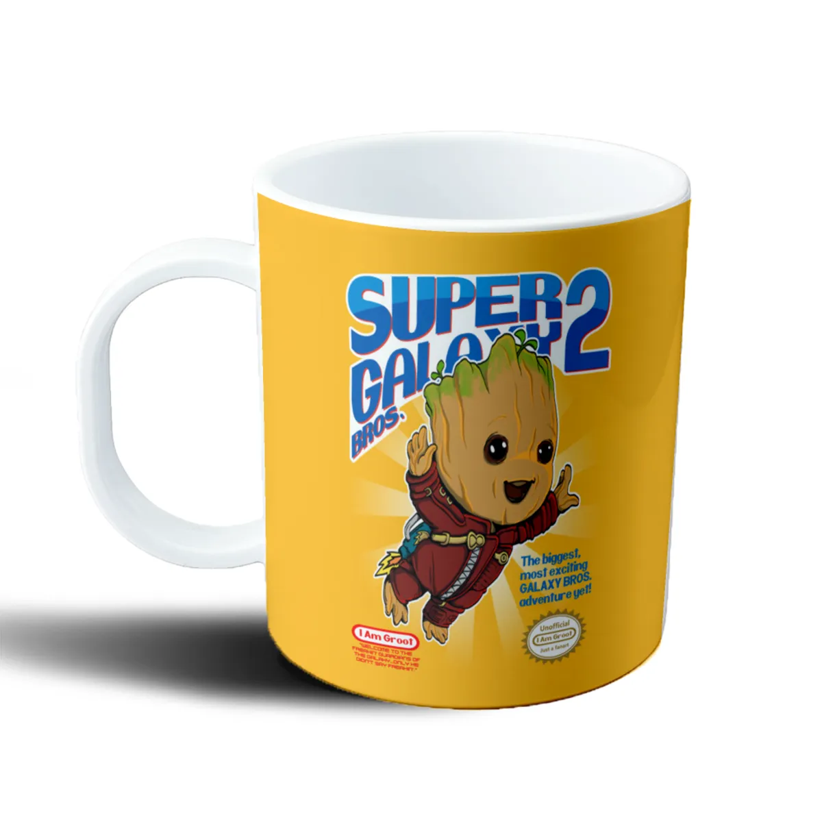 Taza de Plástico Groot Super Galaxy Bros - vista 2