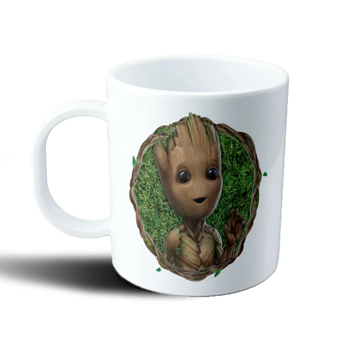 Taza de Plástico Groot Bebé Mirando Desde el Bosque - vista 2