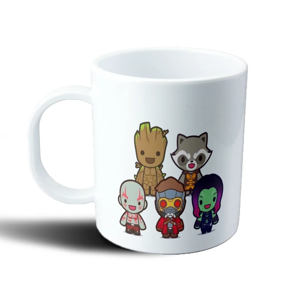 Taza de Plástico Guardianes de la Galaxia Groot Rocket Star-Lord Drax Gamora Chibi - vista 2