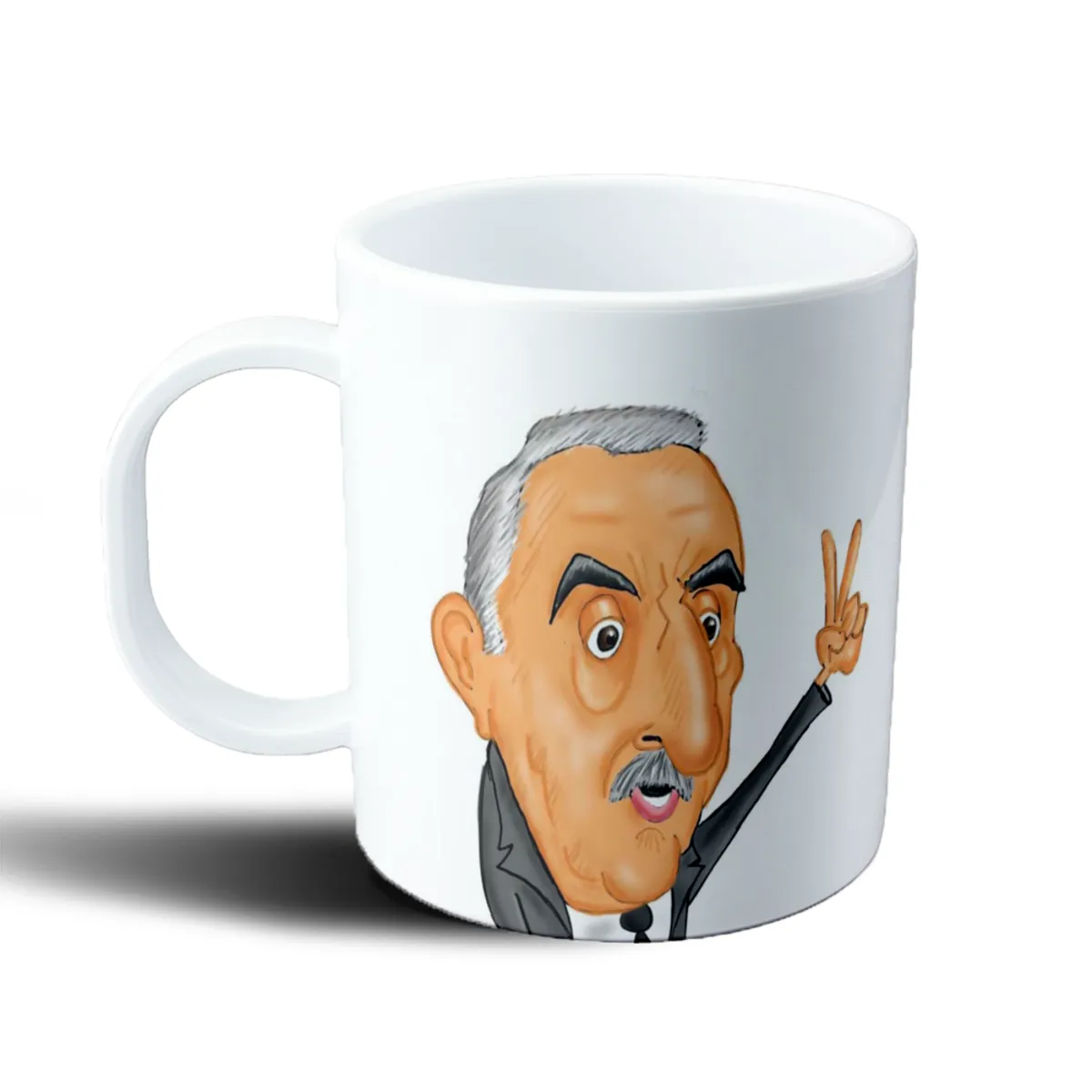 Taza de Plástico Guillermo Moreno Caricatura - vista 2