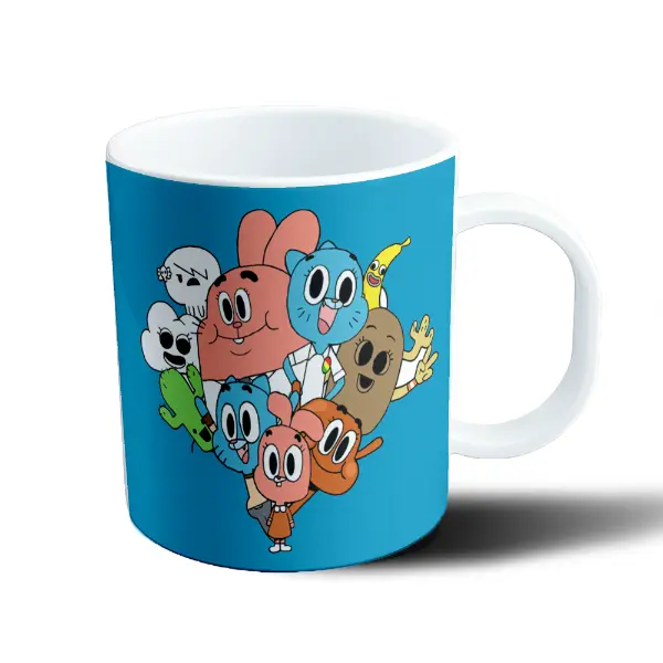 Taza de Plástico El Increíble Mundo de Gumball Personajes