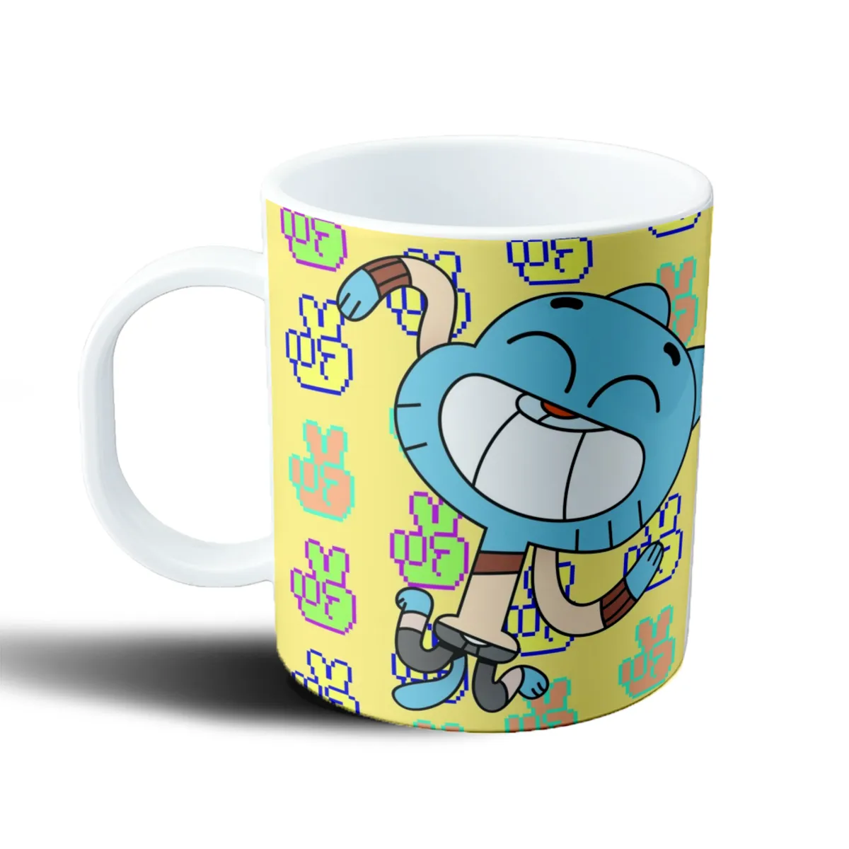 Taza de Plástico El Increíble Mundo de Gumball Gumball Riendo - vista 2