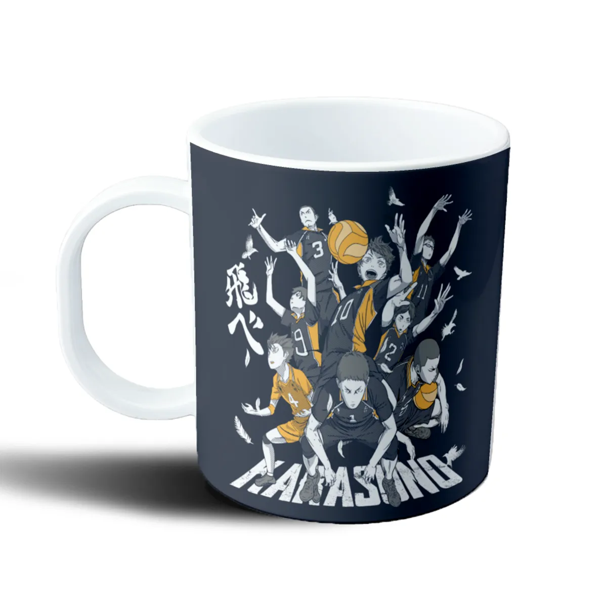 Taza de Plástico Haikyuu Karasuno Equipo de Voley - vista 2