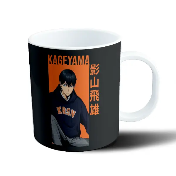 Taza de Plástico Haikyuu Kageyama Tobio Naranja