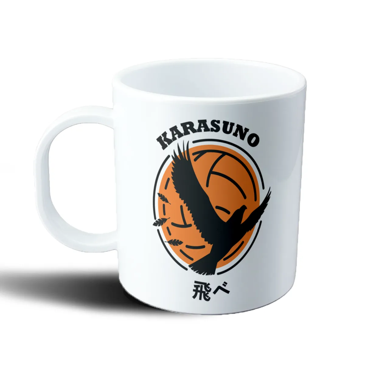 Taza de Plástico Haikyuu Karasuno Cuervo Volador - vista 2