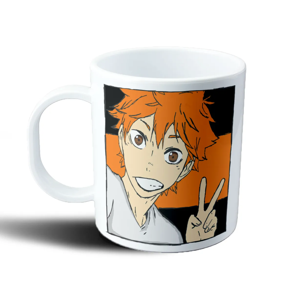 Taza de Plástico Haikyuu Shoyo Hinata Señal de Paz - vista 2