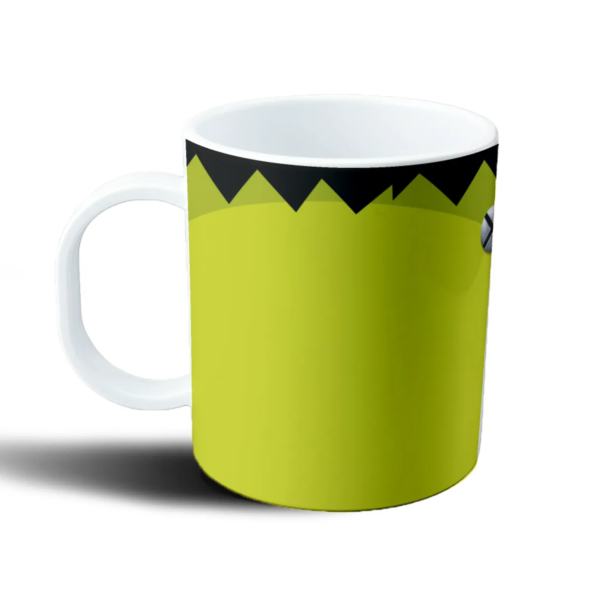 Taza de Plástico Halloween Monstruo Verde Frankenstein - vista 2