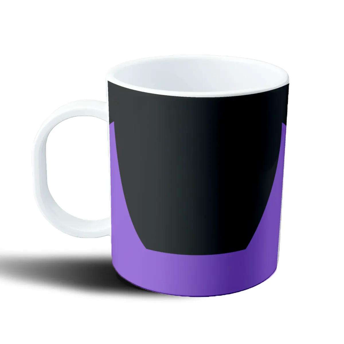 Taza de Plástico Halloween Monstruo Violeta con Colmillos - vista 2