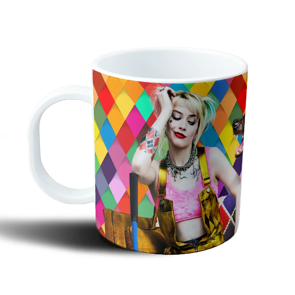 Taza de Plástico Harley Quinn Birds of Prey Diseño Pop - vista 2