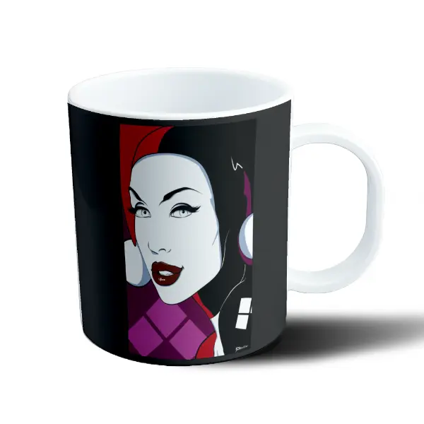 Taza de Plástico Harley Quinn Pop Art