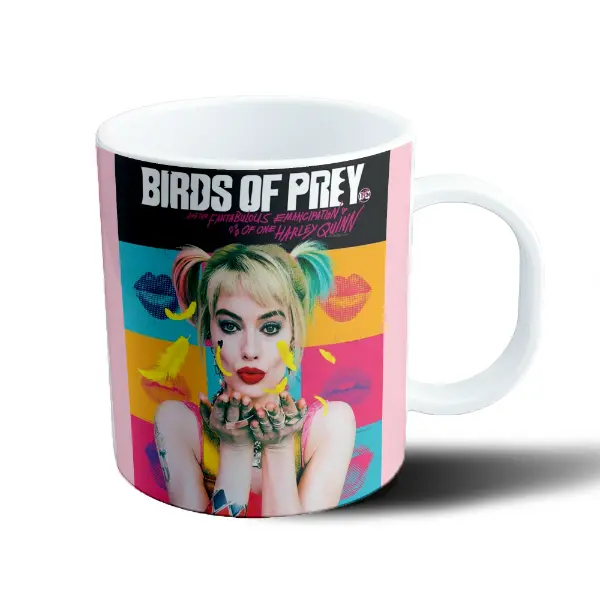 Taza de Plástico Harley Quinn Birds of Prey