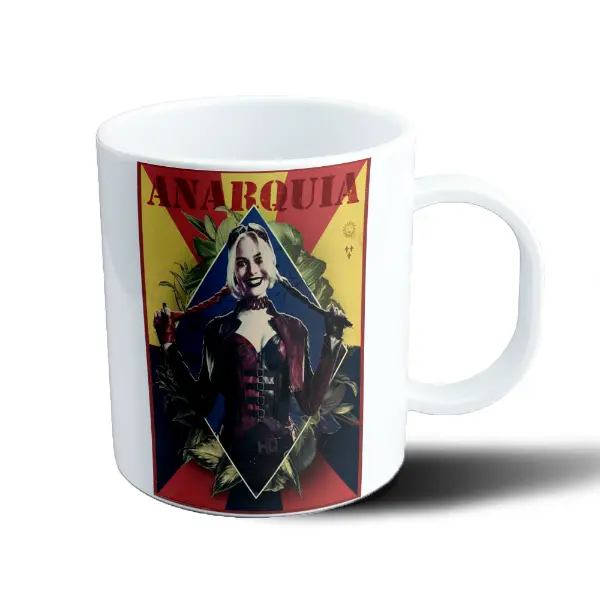 Taza de Plástico Harley Quinn Anarquía Suicide Squad