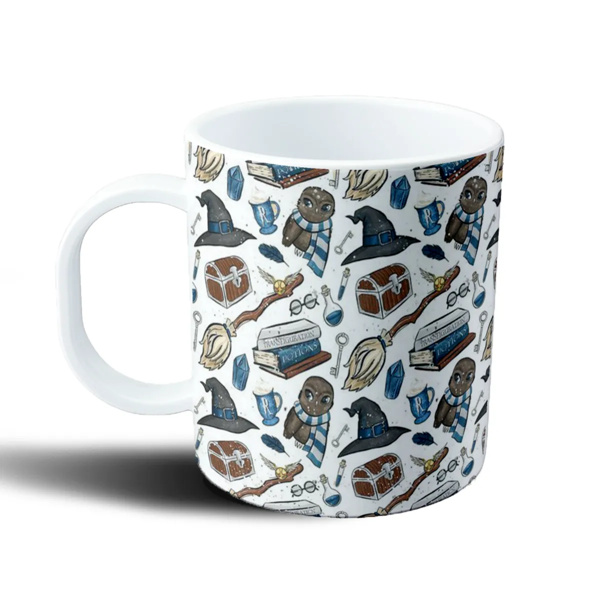 Taza de Plástico Harry Potter Ravenclaw Patrón Mágico - vista 2