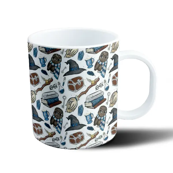 Taza de Plástico Harry Potter Ravenclaw Patrón Mágico