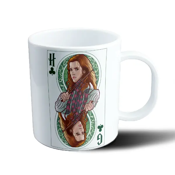 Taza de Plástico Harry Potter Hermione Carta de Trébol