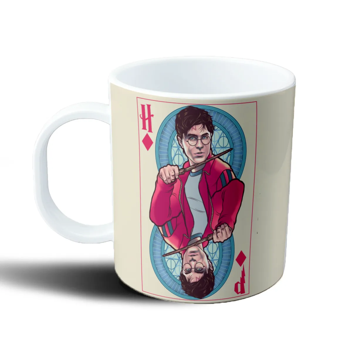 Taza de Plástico Harry Potter Carta de Diamantes - vista 2