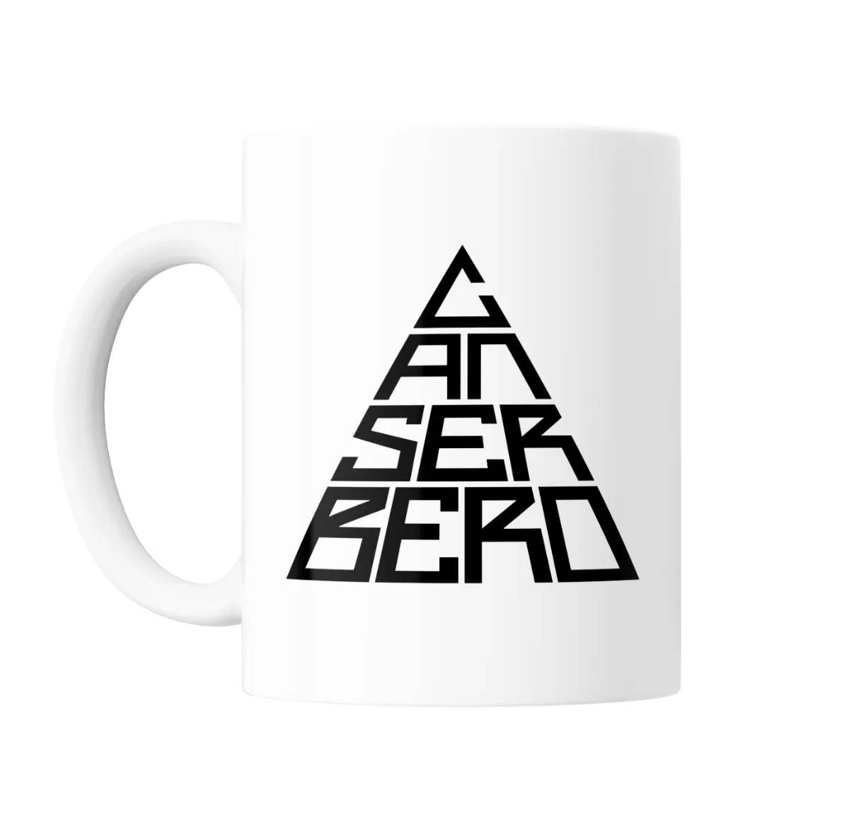 Taza de Cerámica Canserbero Triángulo Tipografía - vista 2