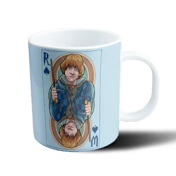 Taza de Plástico Harry Potter Ron Weasley Carta de Espadas