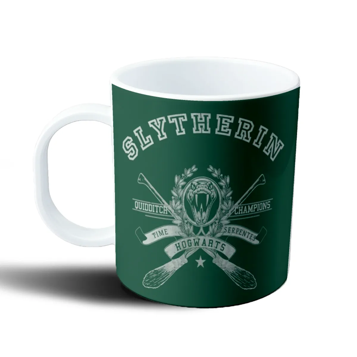 Taza de Plástico Harry Potter Slytherin Quidditch Champions Serpentes - vista 2