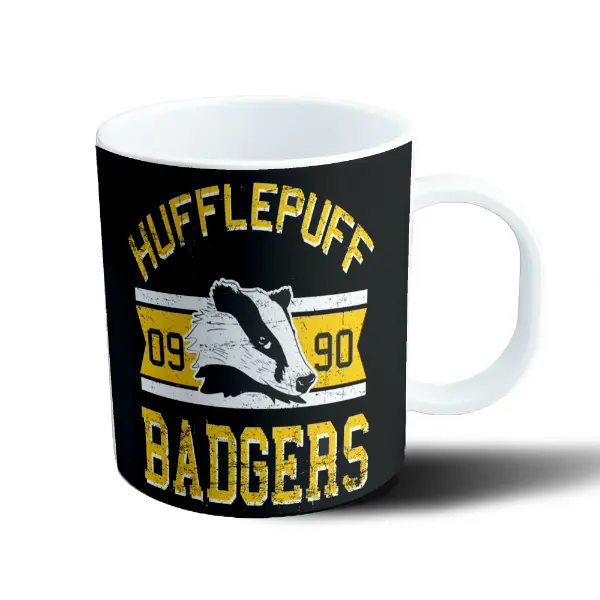 Taza de Plástico Harry Potter Hufflepuff Badgers