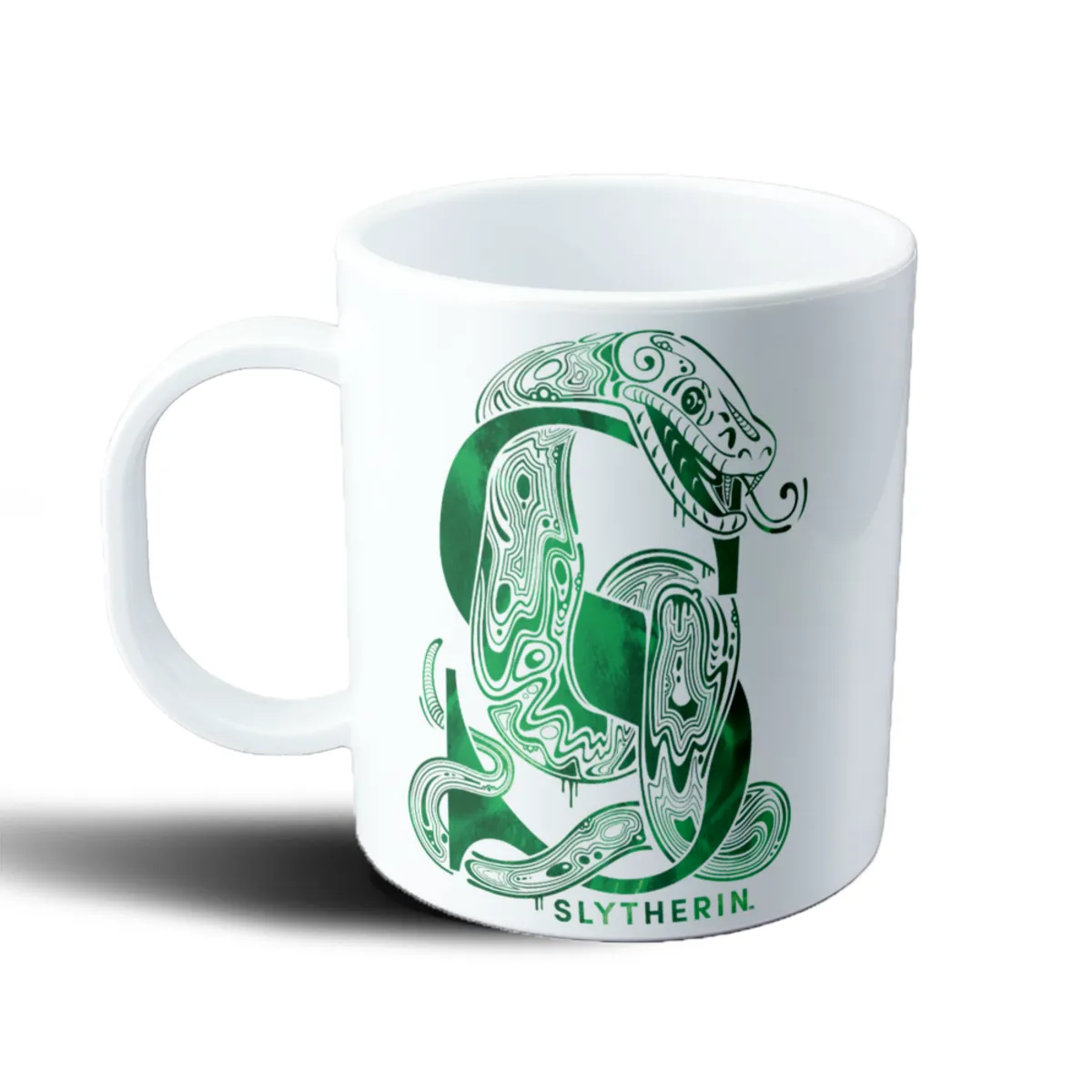 Taza de Plástico Harry Potter Slytherin Serpiente Verde - vista 2
